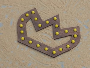 Crown shaped template