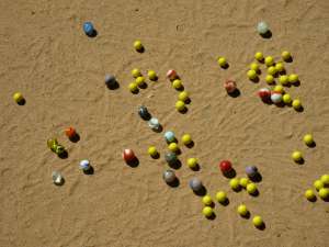 marbles in the Leeds training ground marbles in the Leeds training ground