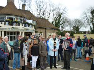 Crawley Mayor at the start (2015)
