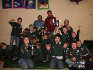 Cubs with trophies 2008 Cubs with trophies 2008