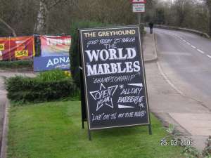Greyhound outdoor board